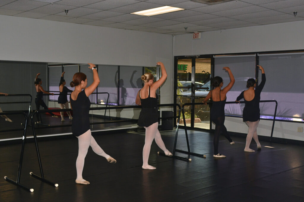 photo of ballet class