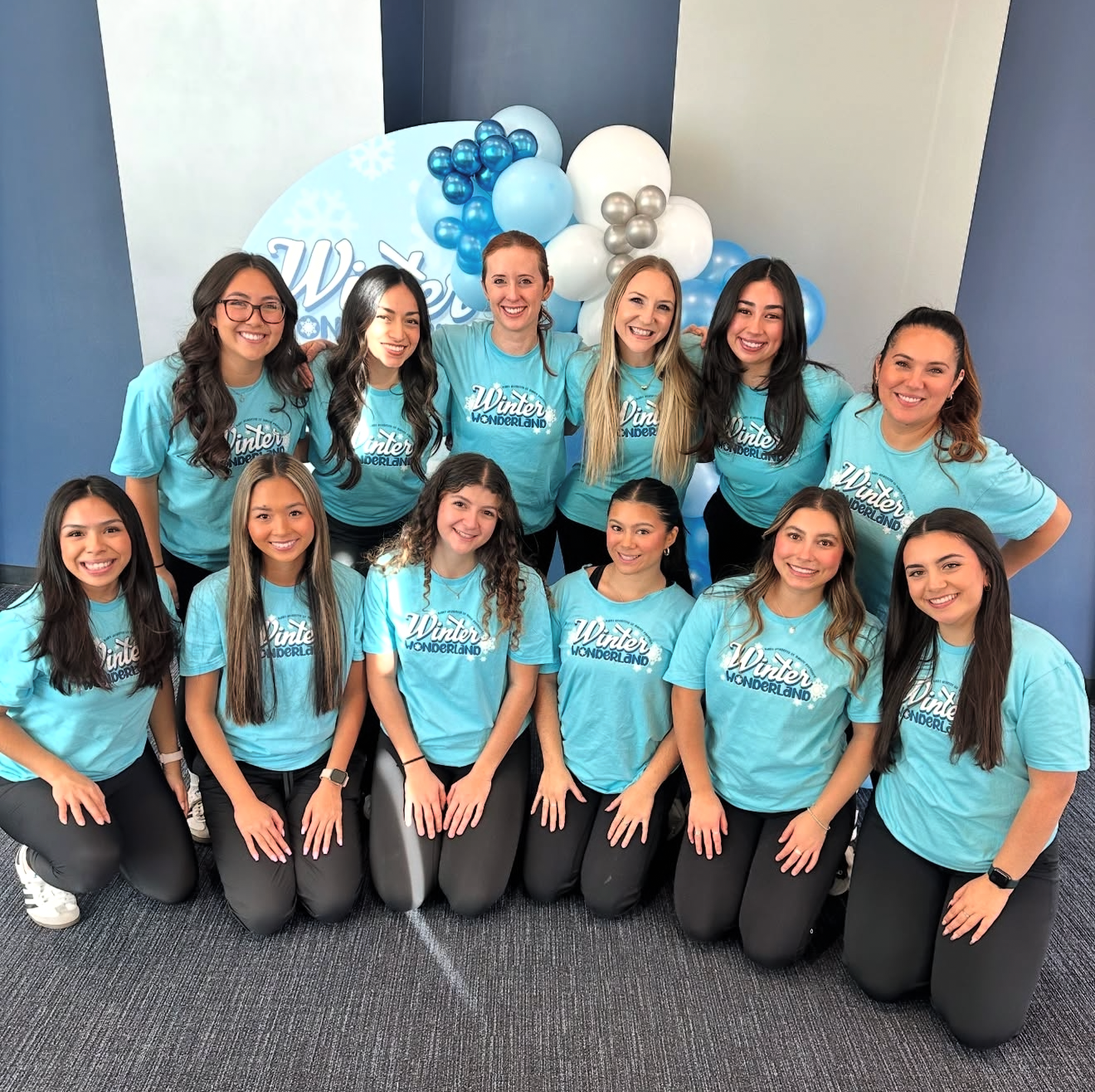 photo of some of our staff at winter wonderland