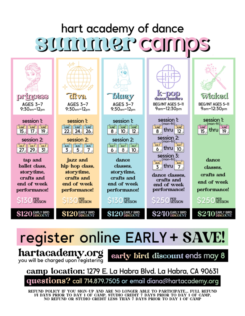 summer camp flyer