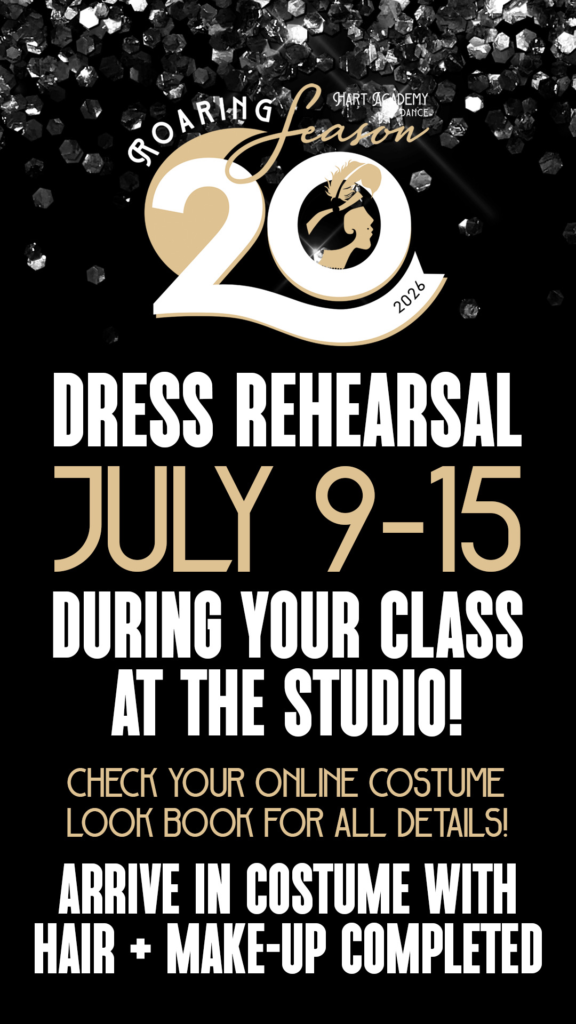 recital dress rehearsal graphic